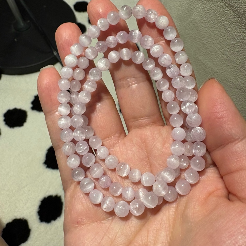 Purple pinkish kunzite Bracelet